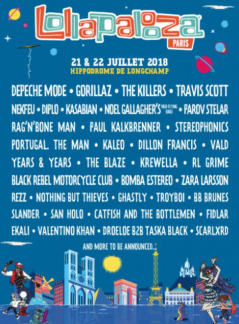 lollapalooza paris 2018