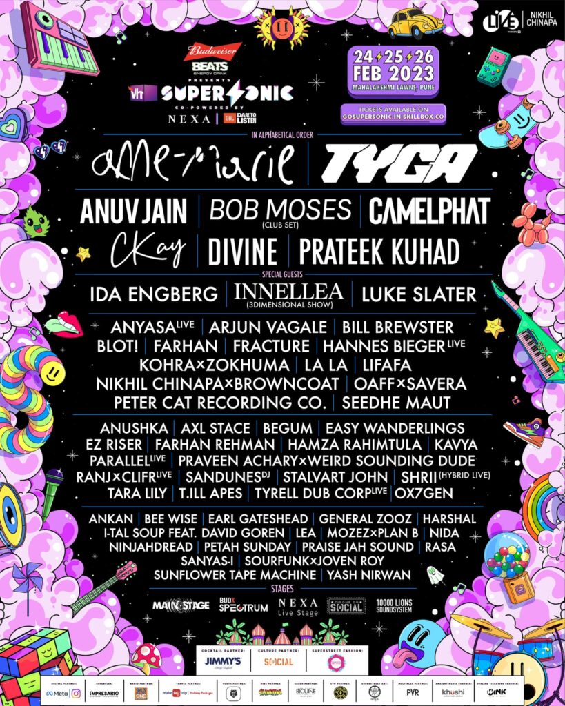 Vh1 Supersonic Unveils The Full Lineup For 2023 Edition EDMLI