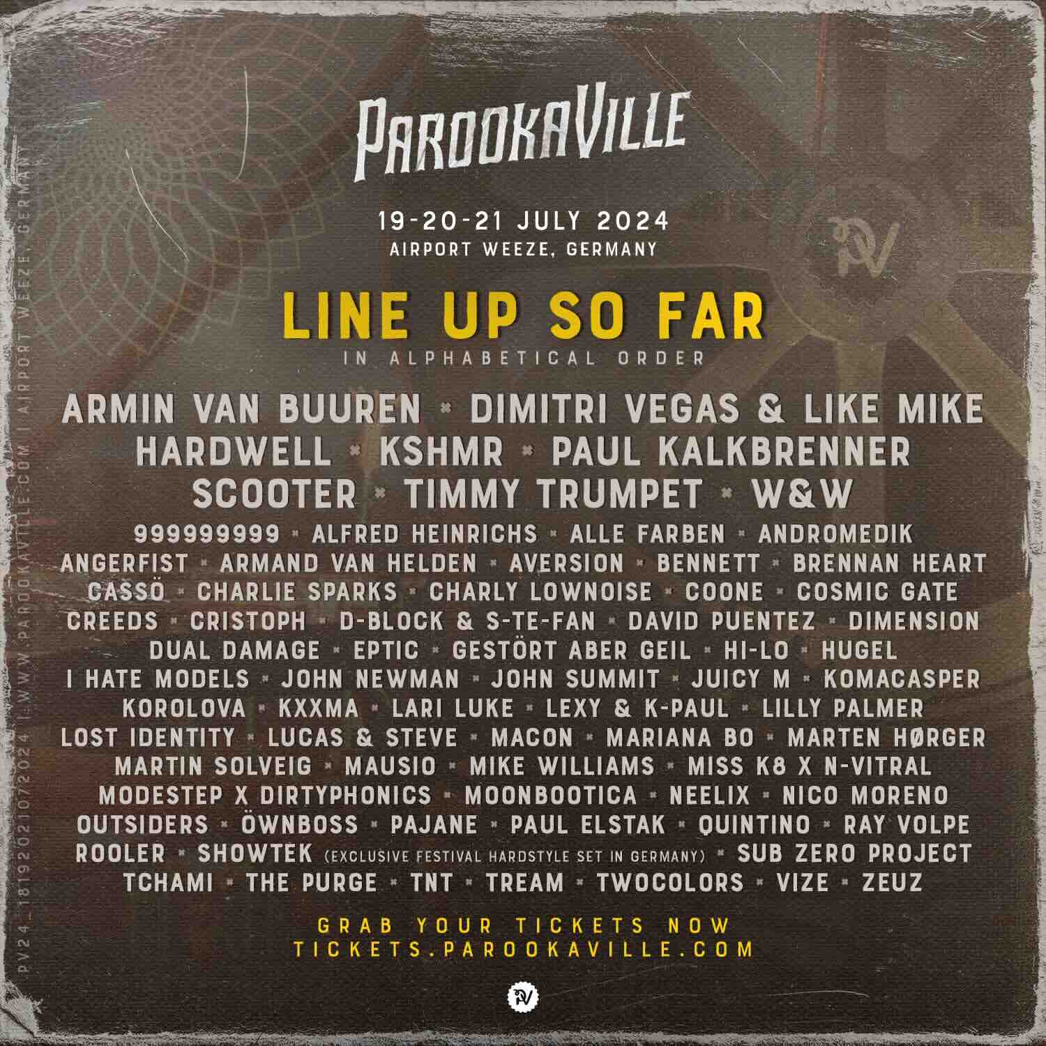 PAROOKAVILLE Expands The Festival LineUp With 3 Massive Headliners, 4